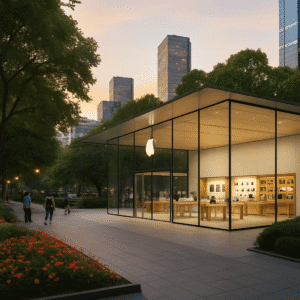 Apple $AAPL Closes China Store Amid 8% Sales Drop, Marking Strategic Repositioning